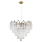 Crystorama - Addis Chandelier - ADD-312-AG-CL - Canada Light Shop