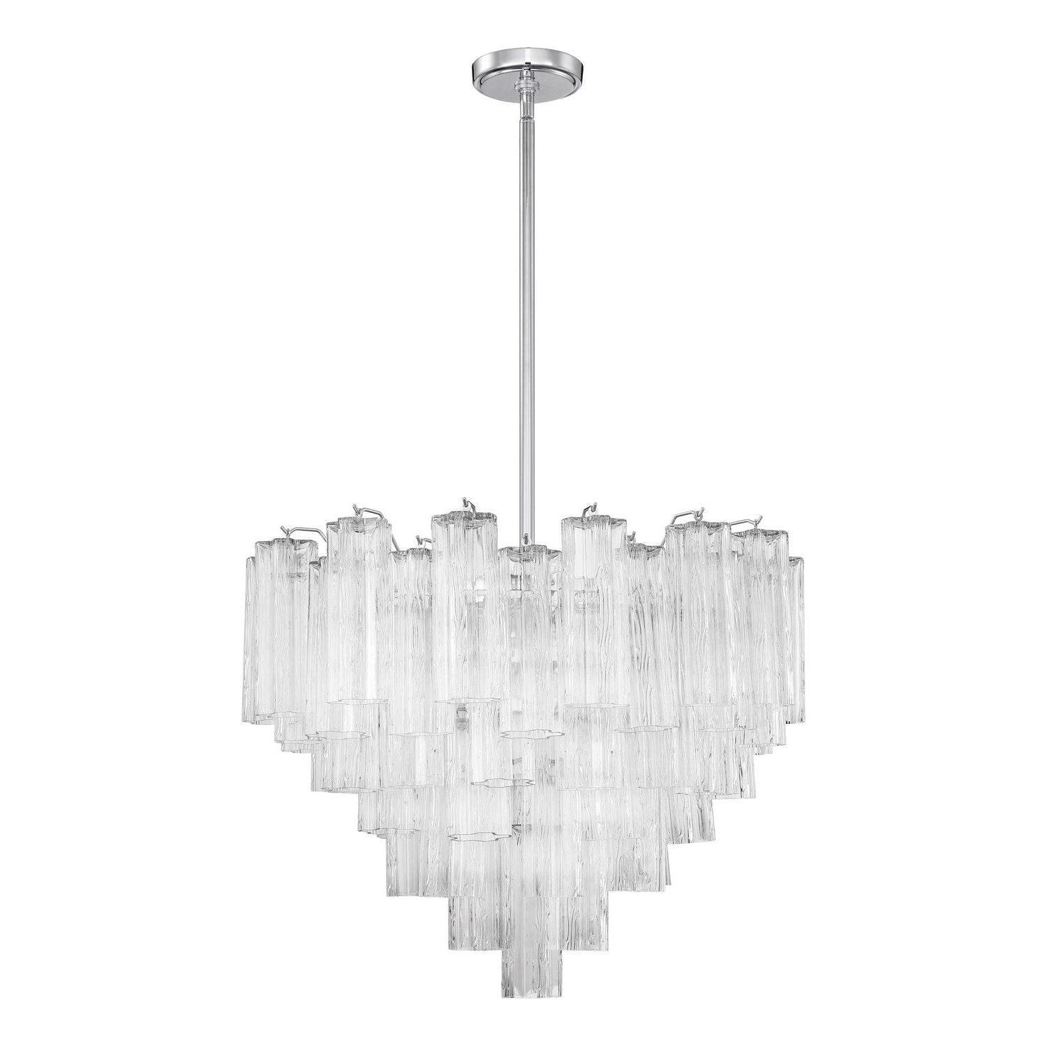 Crystorama - Addis Chandelier - ADD-312-CH-CL - Canada Light Shop