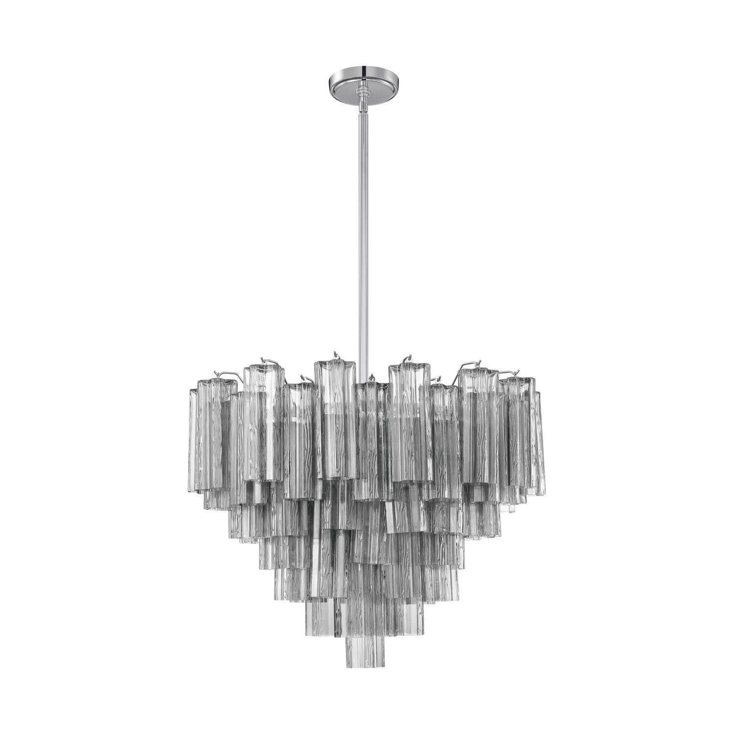 Crystorama - Addis Chandelier - ADD-312-CH-SM - Canada Light Shop
