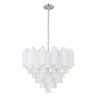 Crystorama - Addis Chandelier - ADD-312-CH-WH - Canada Light Shop