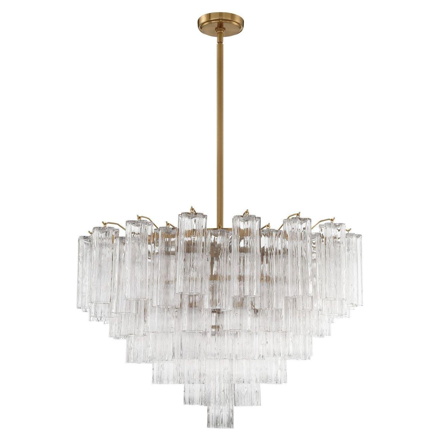 Crystorama - Addis Chandelier - ADD-316-AG-CL - Canada Light Shop
