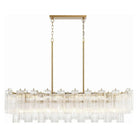 Crystorama - Addis Linear Chandelier - ADD-317-AG-CL - Canada Light Shop