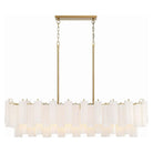 Crystorama - Addis Linear Chandelier - ADD-317-AG-WH - Canada Light Shop