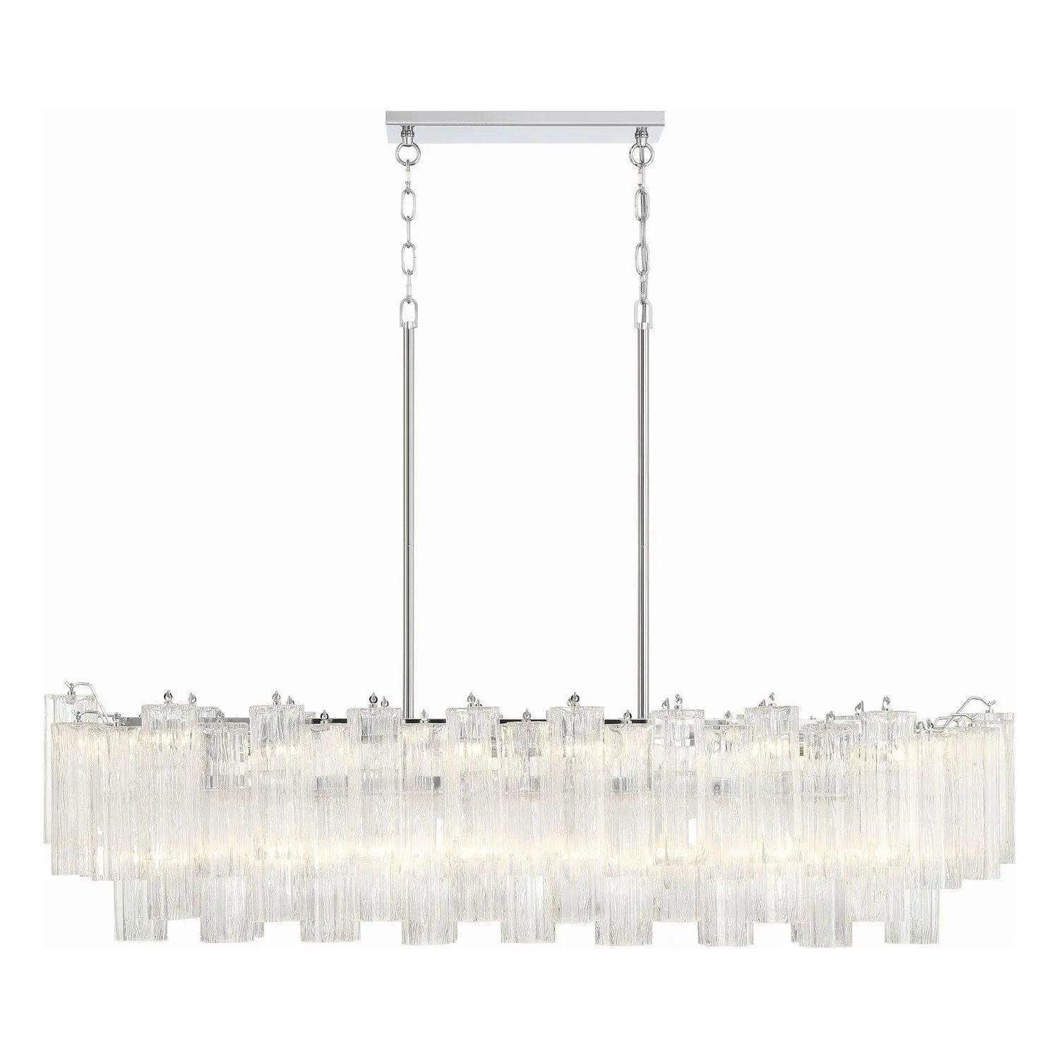 Crystorama - Addis Linear Chandelier - ADD-317-CH-CL - Canada Light Shop