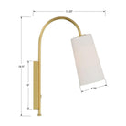 Crystorama - Alexa Wall Mount - ALX-4501-AG - Canada Light Shop