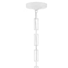 Crystorama - Alston One Light Chandelier - 8683-MK-WH - Canada Light Shop