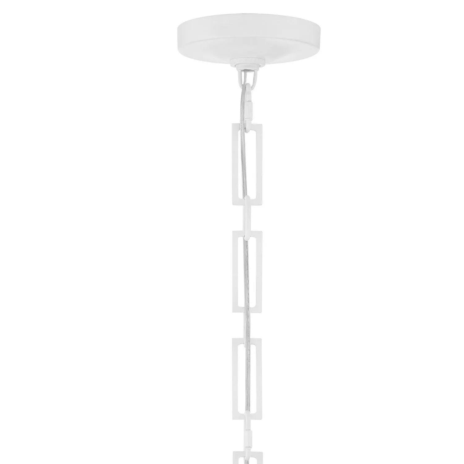 Crystorama - Alston One Light Chandelier - 8683-MK-WH - Canada Light Shop