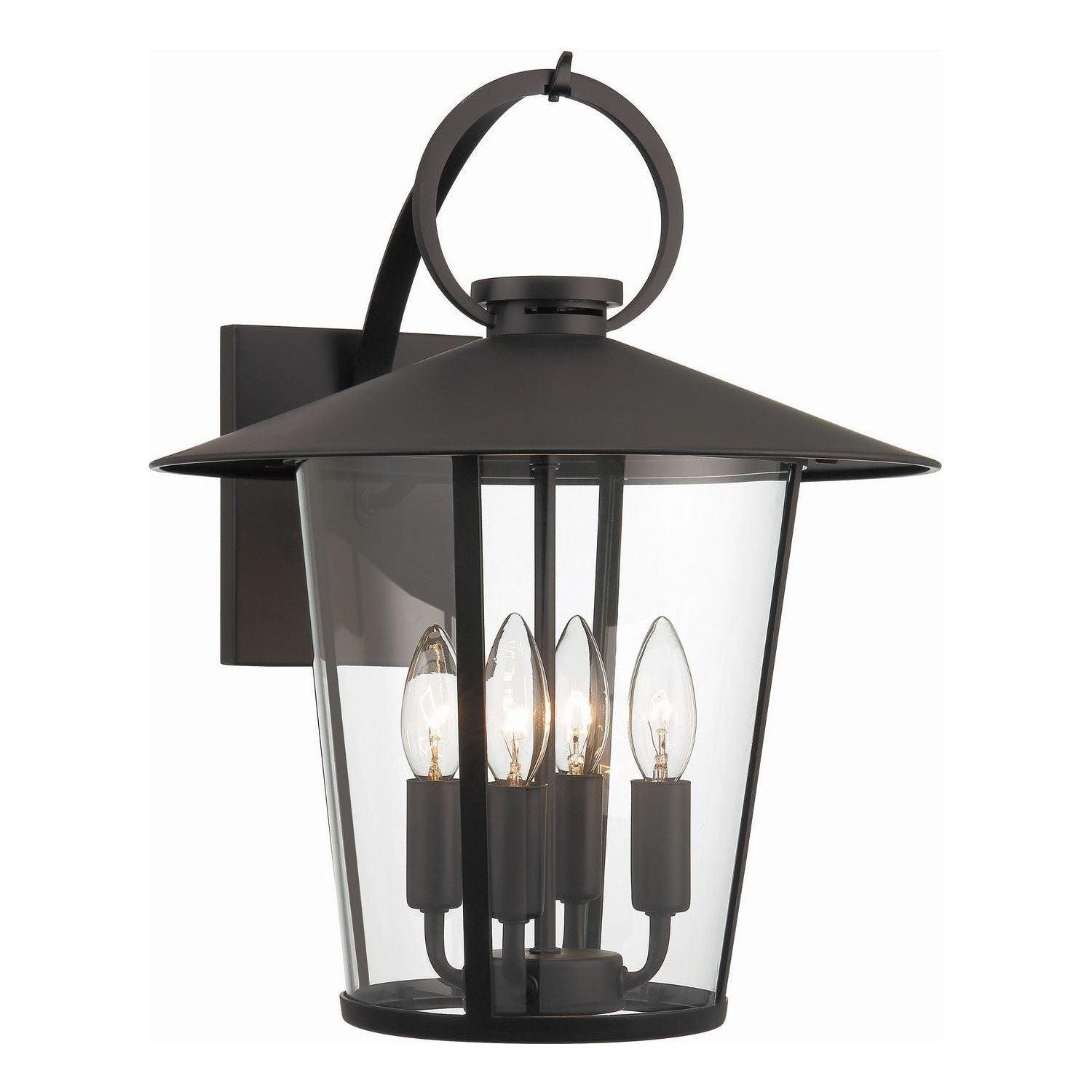Crystorama - Andover Outdoor Wall Mount - AND-9202-CL-MK - Canada Light Shop