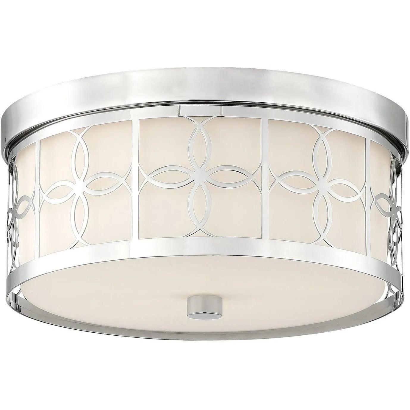 Crystorama - Anniversary Two Light Ceiling Mount - ANN-2105-PN - Canada Light Shop