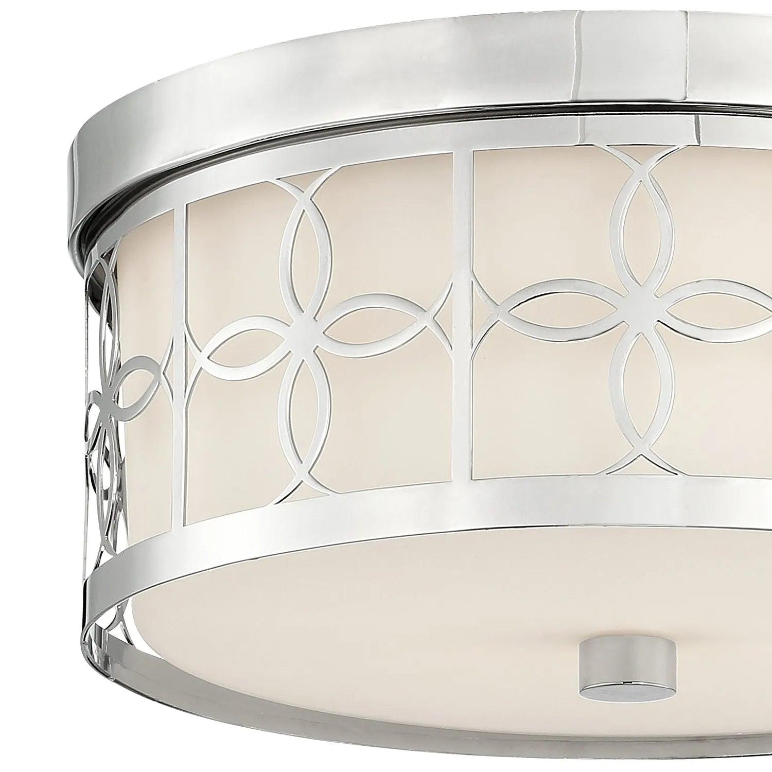 Crystorama - Anniversary Two Light Ceiling Mount - ANN-2105-PN - Canada Light Shop