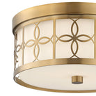 Crystorama - Anniversary Two Light Ceiling Mount - ANN-2105-PN - Canada Light Shop