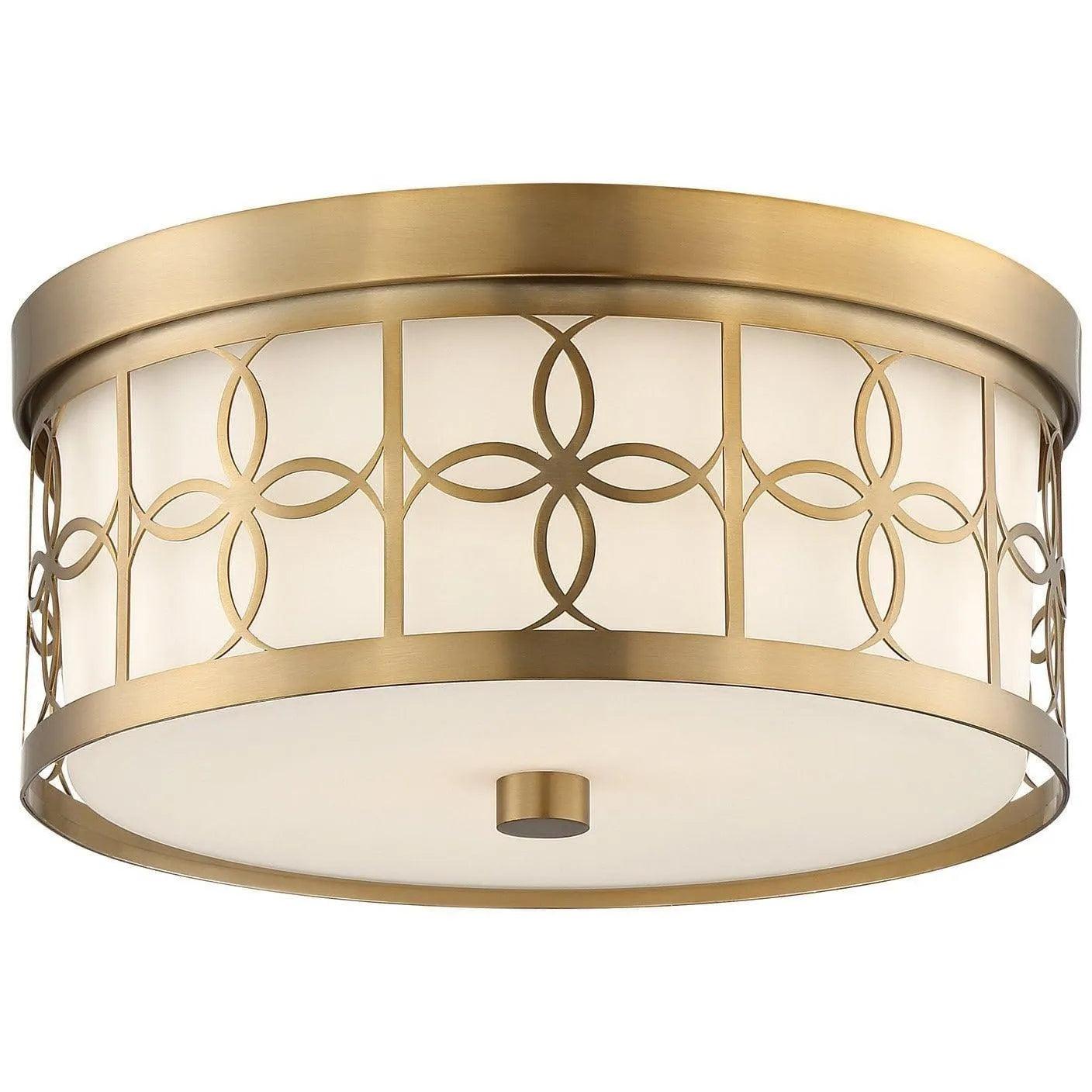 Crystorama - Anniversary Two Light Ceiling Mount - ANN-2105-VG - Canada Light Shop