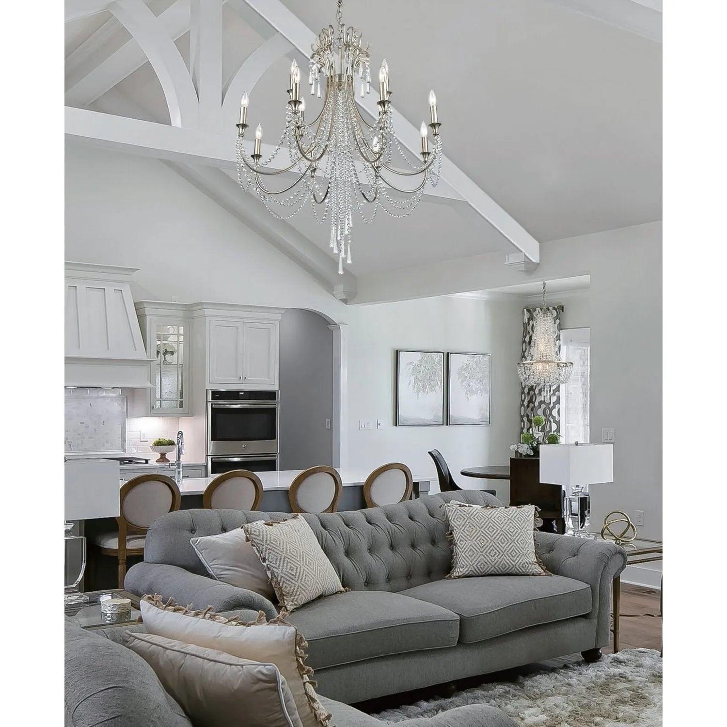 Crystorama - Arcadia 12 Light Chandelier - ARC-1909-GA-CL-MWP - Canada Light Shop