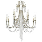 Crystorama - Arcadia 12 Light Chandelier - ARC-1909-SA-CL-MWP - Canada Light Shop
