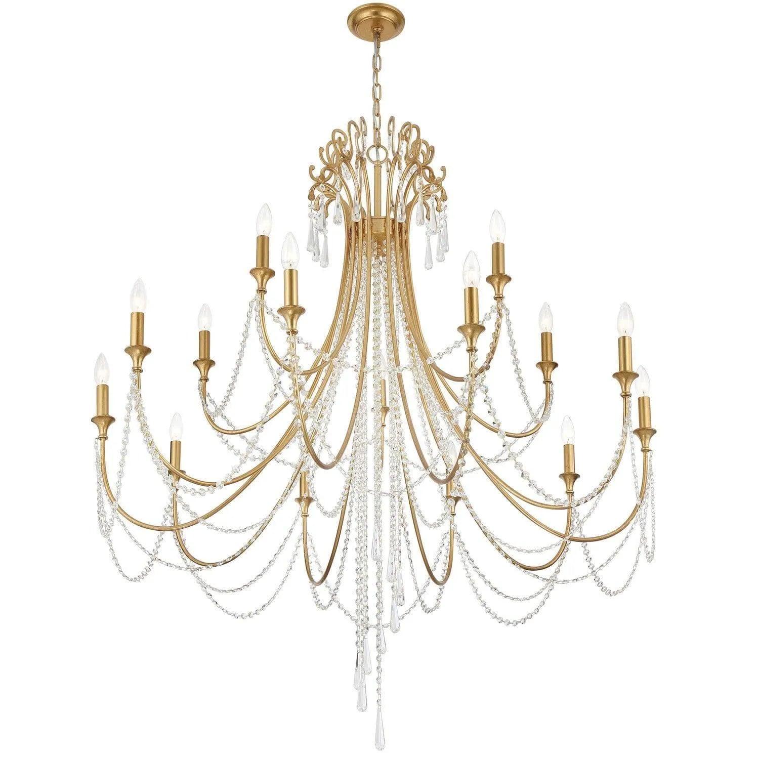 Crystorama - Arcadia Chandelier - ARC-1919-GA-CL-MWP - Canada Light Shop