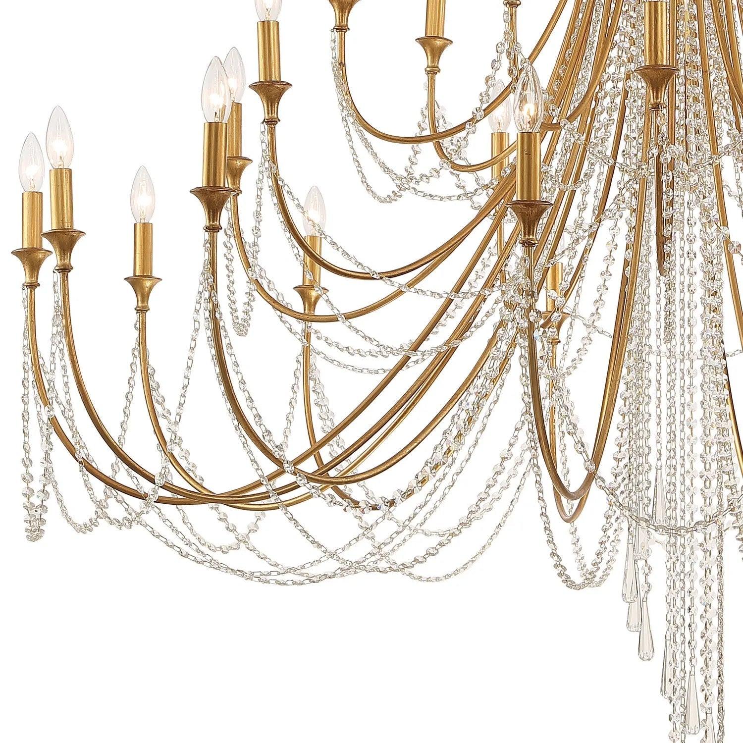 Crystorama - Arcadia Chandelier - ARC-1919-GA-CL-MWP - Canada Light Shop