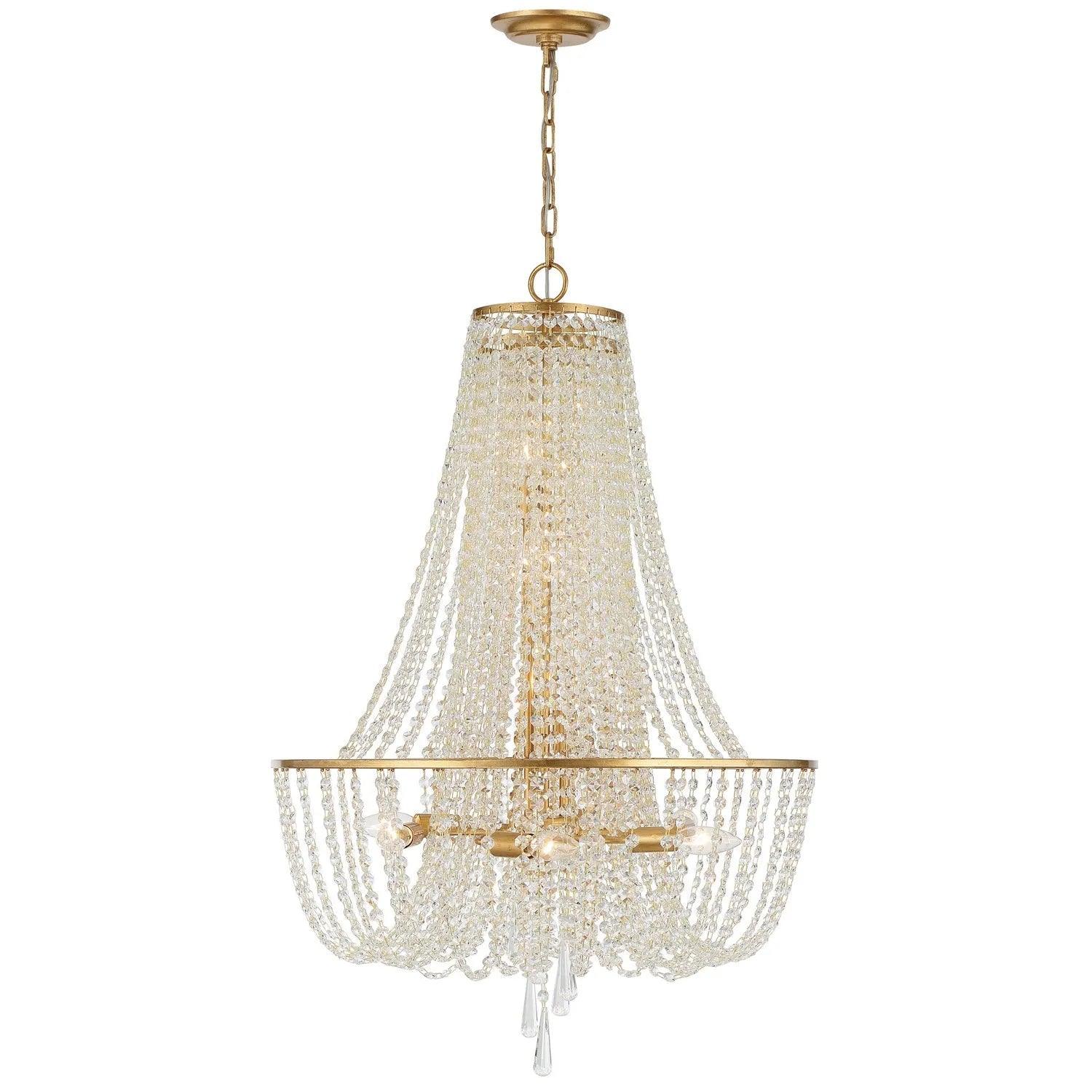 Crystorama - Arcadia Chandelier - ARC-1919-GA-CL-MWP - Canada Light Shop