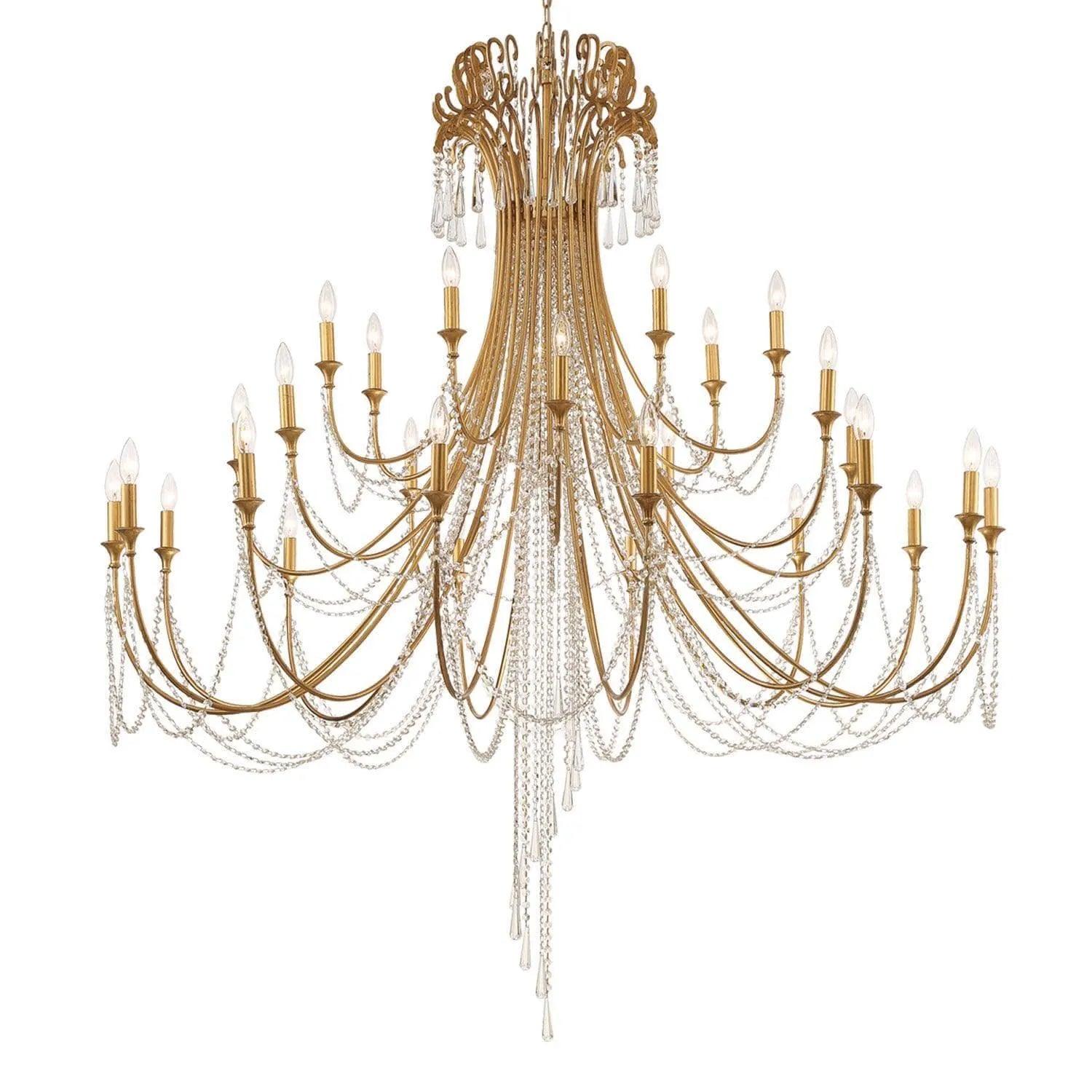 Crystorama - Arcadia Chandelier - ARC-1929-GA-CL-MWP - Canada Light Shop
