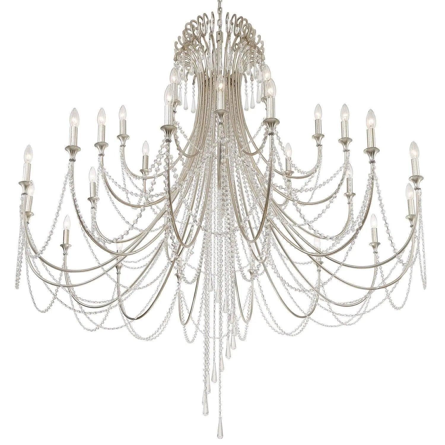 Crystorama - Arcadia Chandelier - ARC-1929-SA-CL-MWP - Canada Light Shop