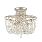 Crystorama - Arcadia Three Light Ceiling Mount - ARC-1900-SA-CL-MWP - Canada Light Shop