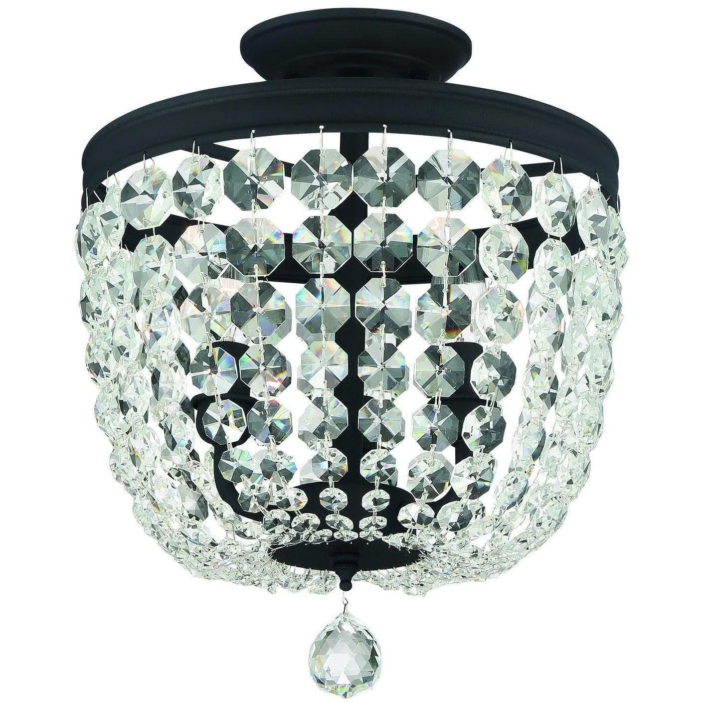 Crystorama - Archer Three Light Ceiling Mount - 783-BF-CL-MWP - Canada Light Shop