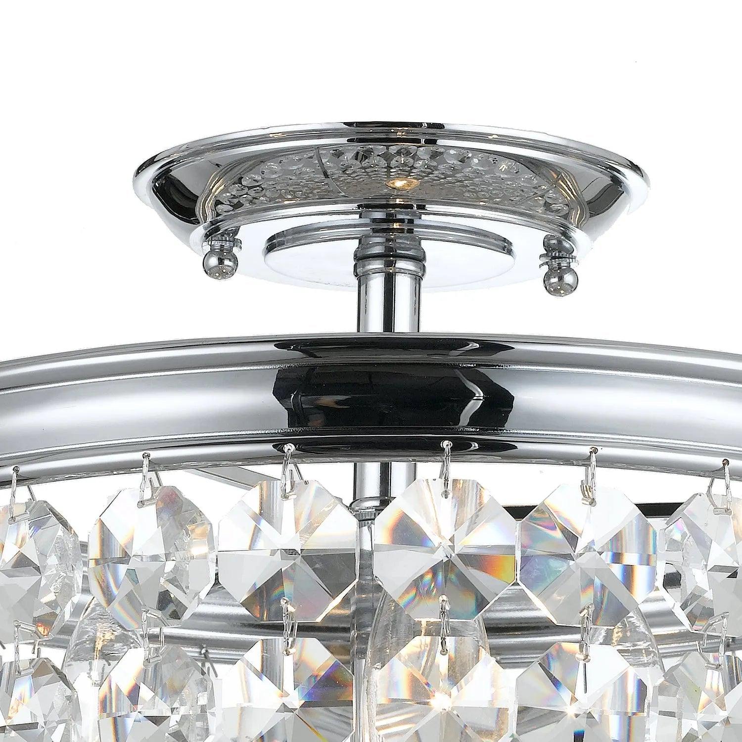 Crystorama - Archer Three Light Ceiling Mount - 783-BF-CL-MWP - Canada Light Shop