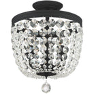 Crystorama - Archer Three Light Ceiling Mount - 783-BF-CL-S - Canada Light Shop