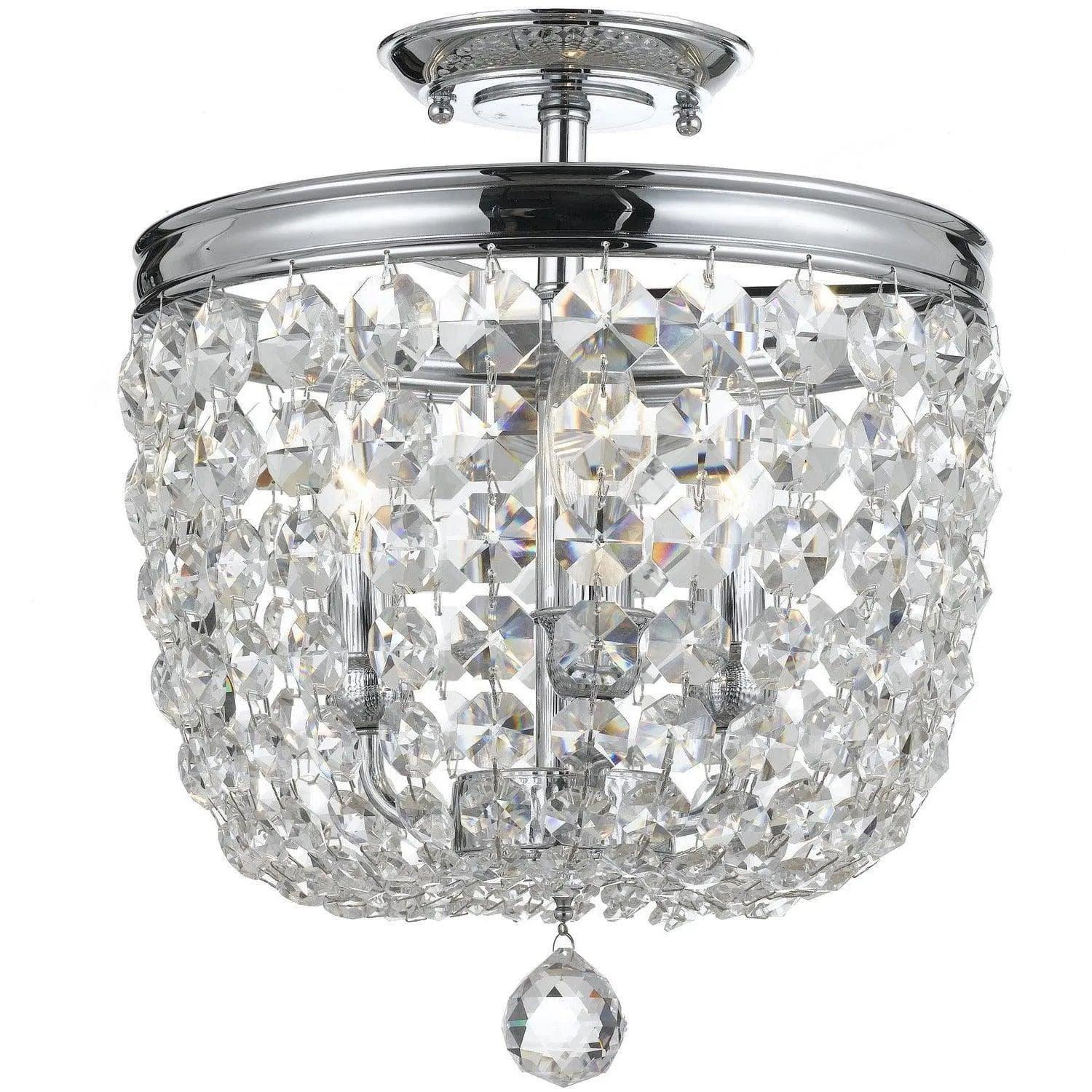 Crystorama - Archer Three Light Ceiling Mount - 783-CH-CL-MWP - Canada Light Shop