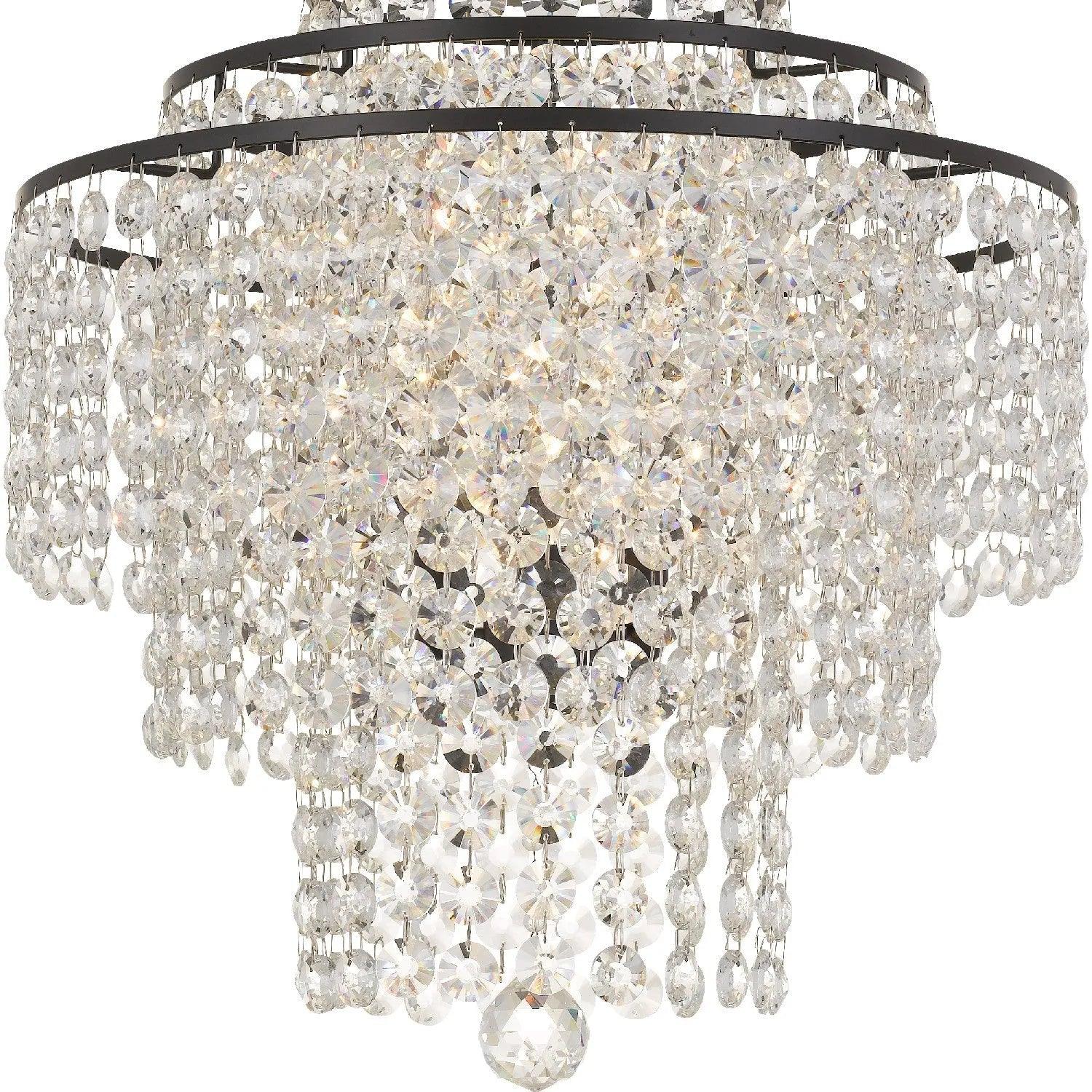 Crystorama - Arielle Four Light Chandelier - ARI-304-DB-CL-MWP - Canada Light Shop