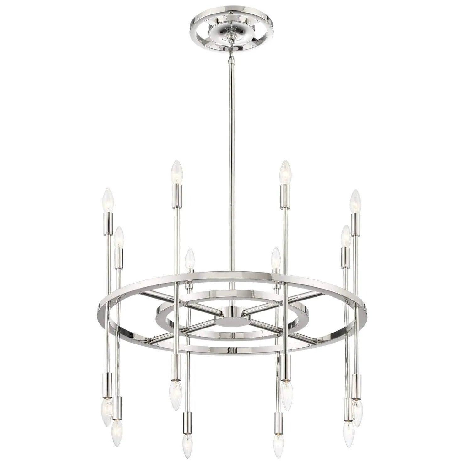 Crystorama - Aries Chandelier - ARS-B4016-PN - Canada Light Shop