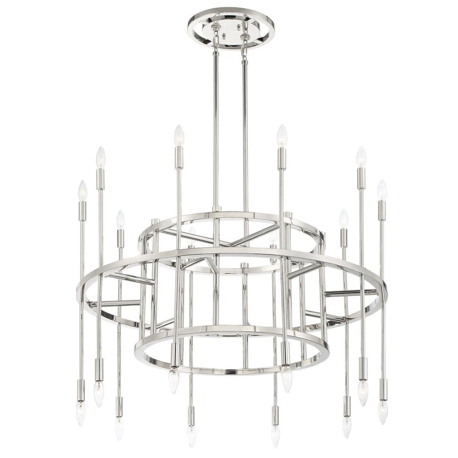 Crystorama - Aries Chandelier - ARS-B4020-PN - Canada Light Shop
