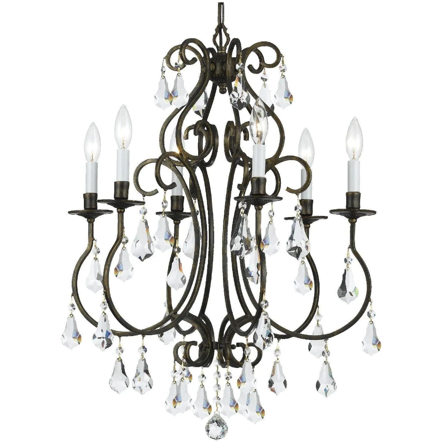 Crystorama - Ashton Chandelier - 5016-EB-CL-S - Canada Light Shop