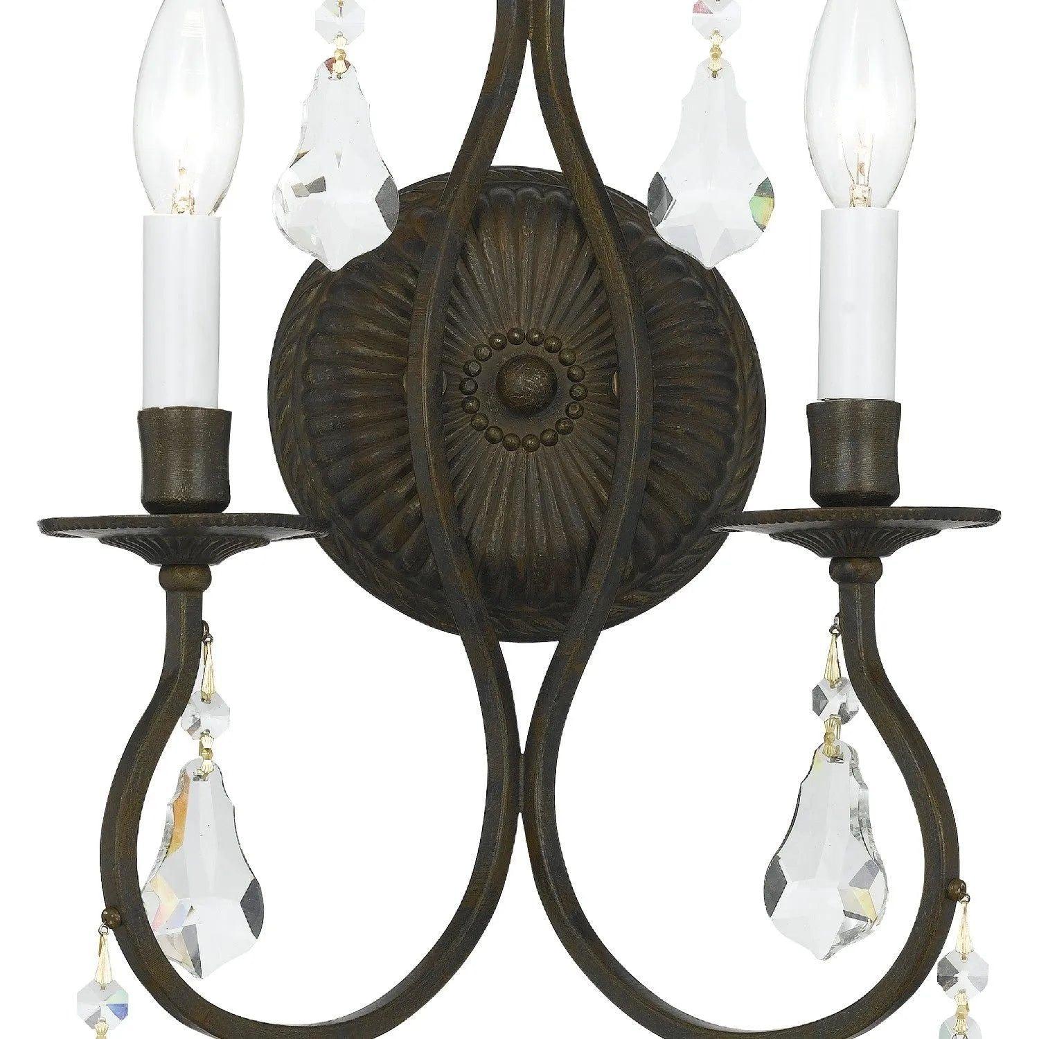 Crystorama - Ashton Wall Mount - 5011-OS-CL-MWP - Canada Light Shop