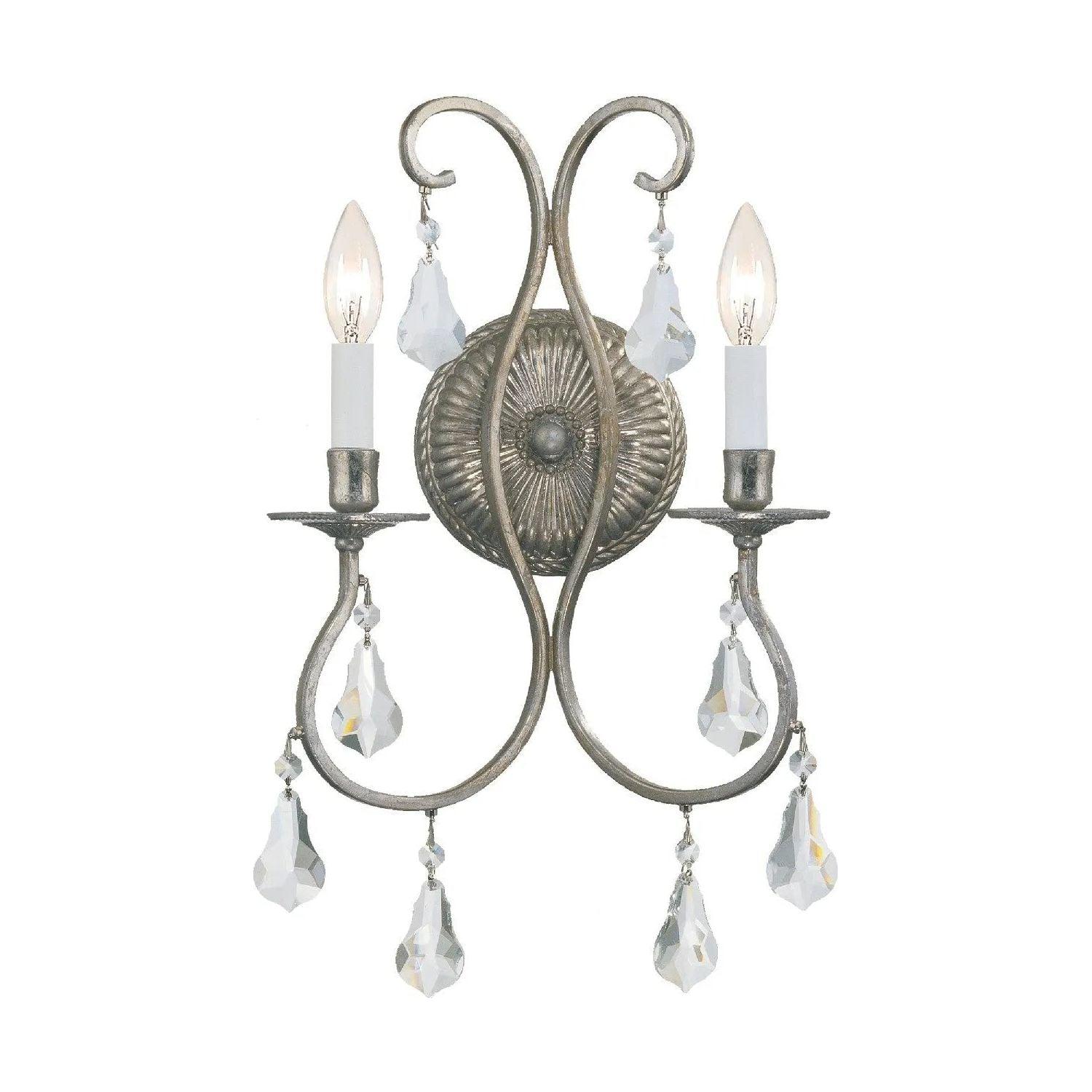Crystorama - Ashton Wall Mount - 5012-OS-CL-MWP - Canada Light Shop