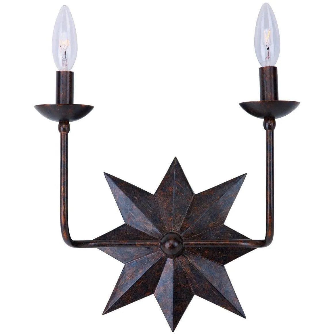 Crystorama - Astro Two Light Wall Mount - 9232-EB - Canada Light Shop