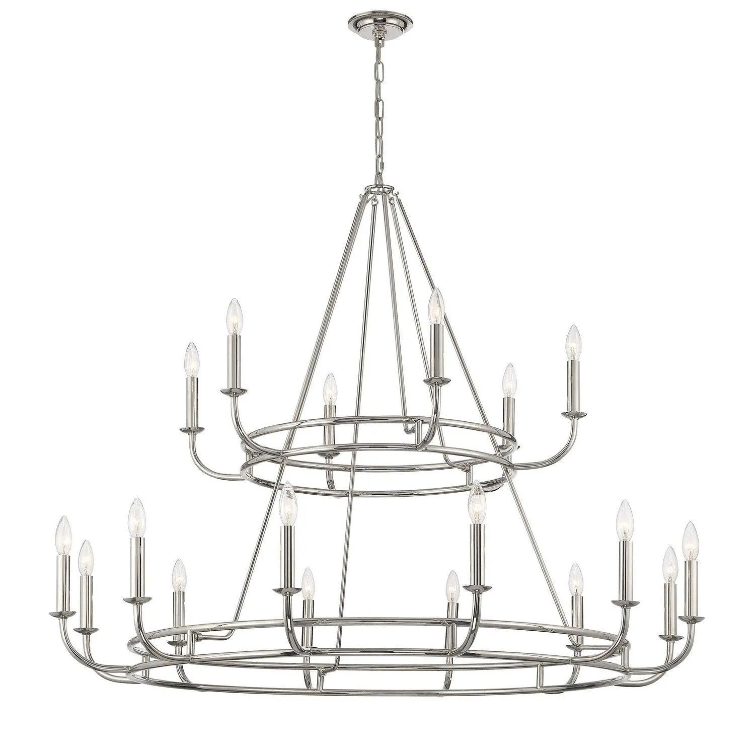 Crystorama - Bailey Chandelier - BAI-A2109-PN - Canada Light Shop