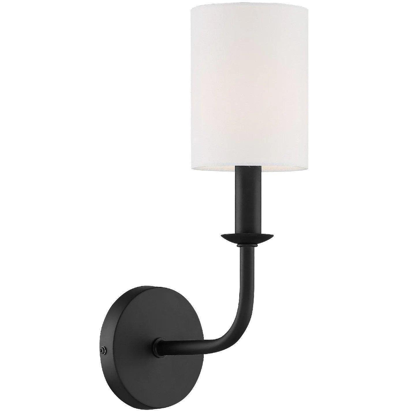 Crystorama - Bailey One Light Wall Mount - BAI-A2101-MK - Canada Light Shop