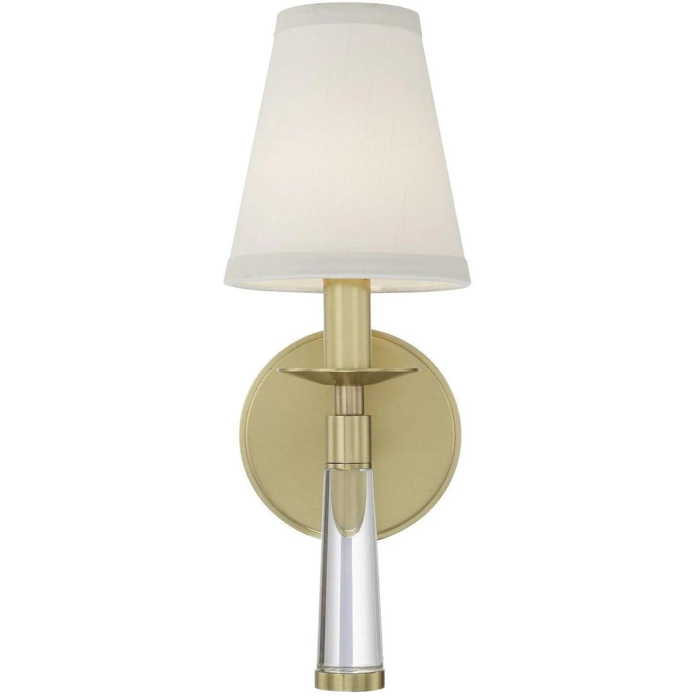 Crystorama - Baxter One Light Wall Mount - 8861-AG - Canada Light Shop