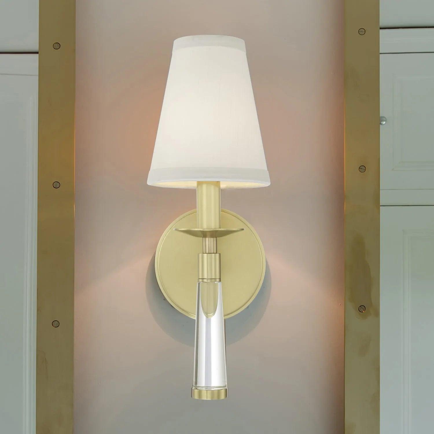 Crystorama - Baxter One Light Wall Mount - 8861-AG - Canada Light Shop