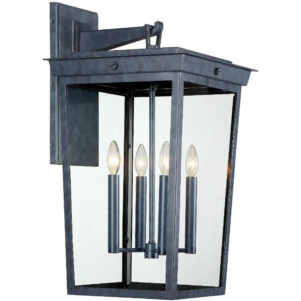 Crystorama - Belmont Four Light Outdoor Wall Mount - BEL-A8064-GE - Canada Light Shop