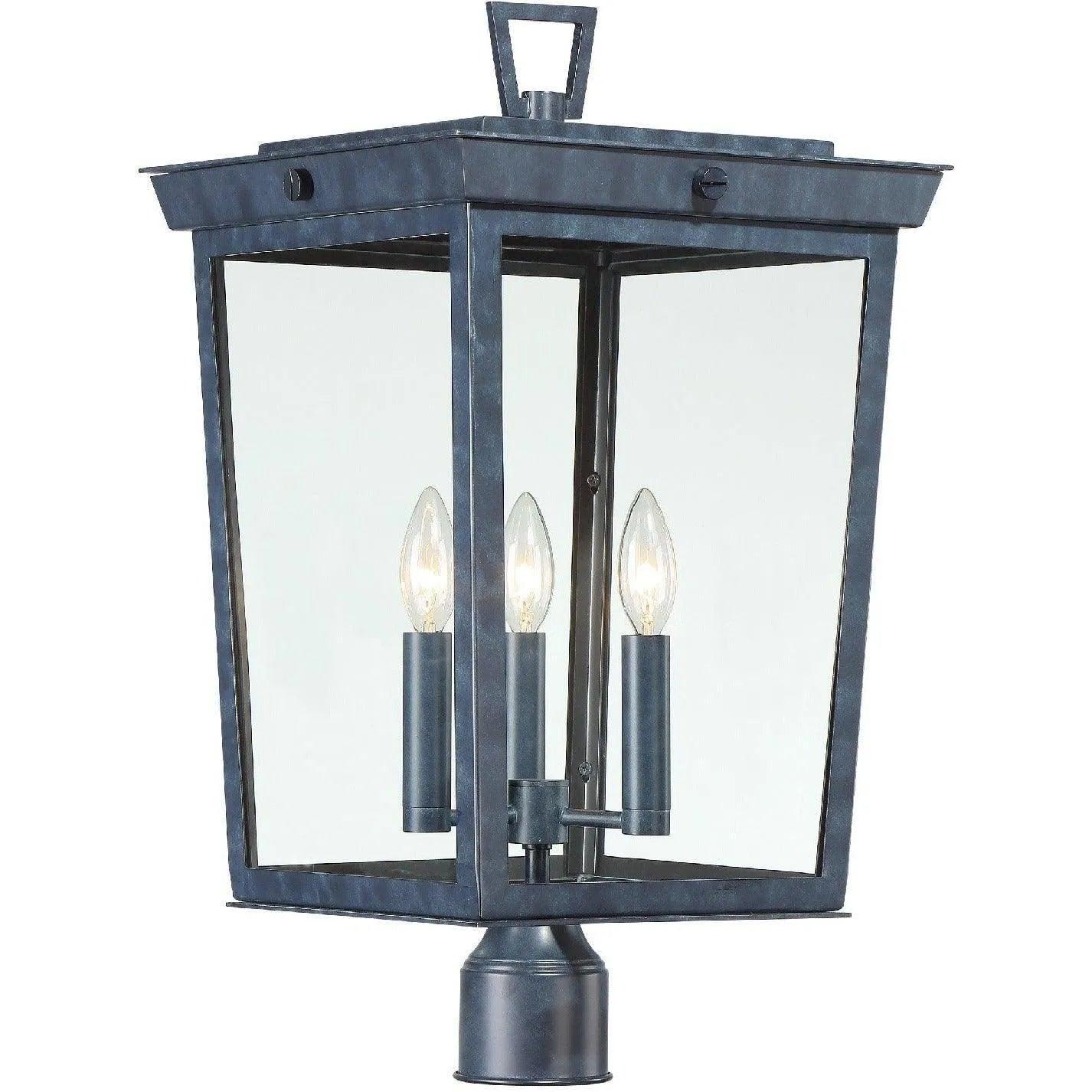 Crystorama - Belmont Three Light Outdoor Post Light - BEL-A8069-GE - Canada Light Shop