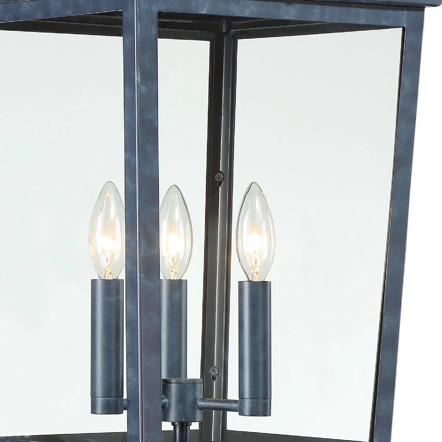 Crystorama - Belmont Three Light Outdoor Post Light - BEL-A8069-GE - Canada Light Shop