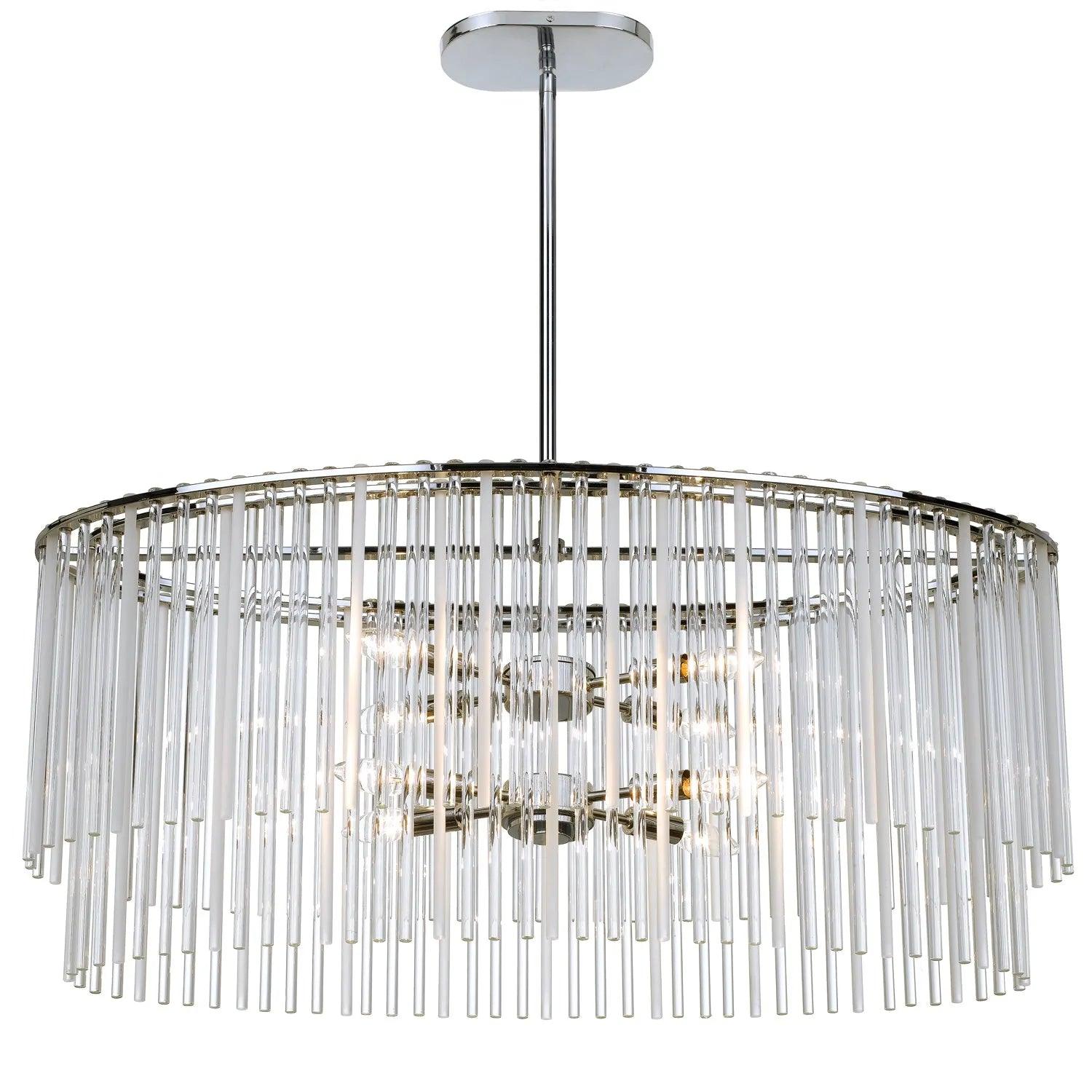 Crystorama - Bleecker Eight Light Chandelier - 398-CH - Canada Light Shop