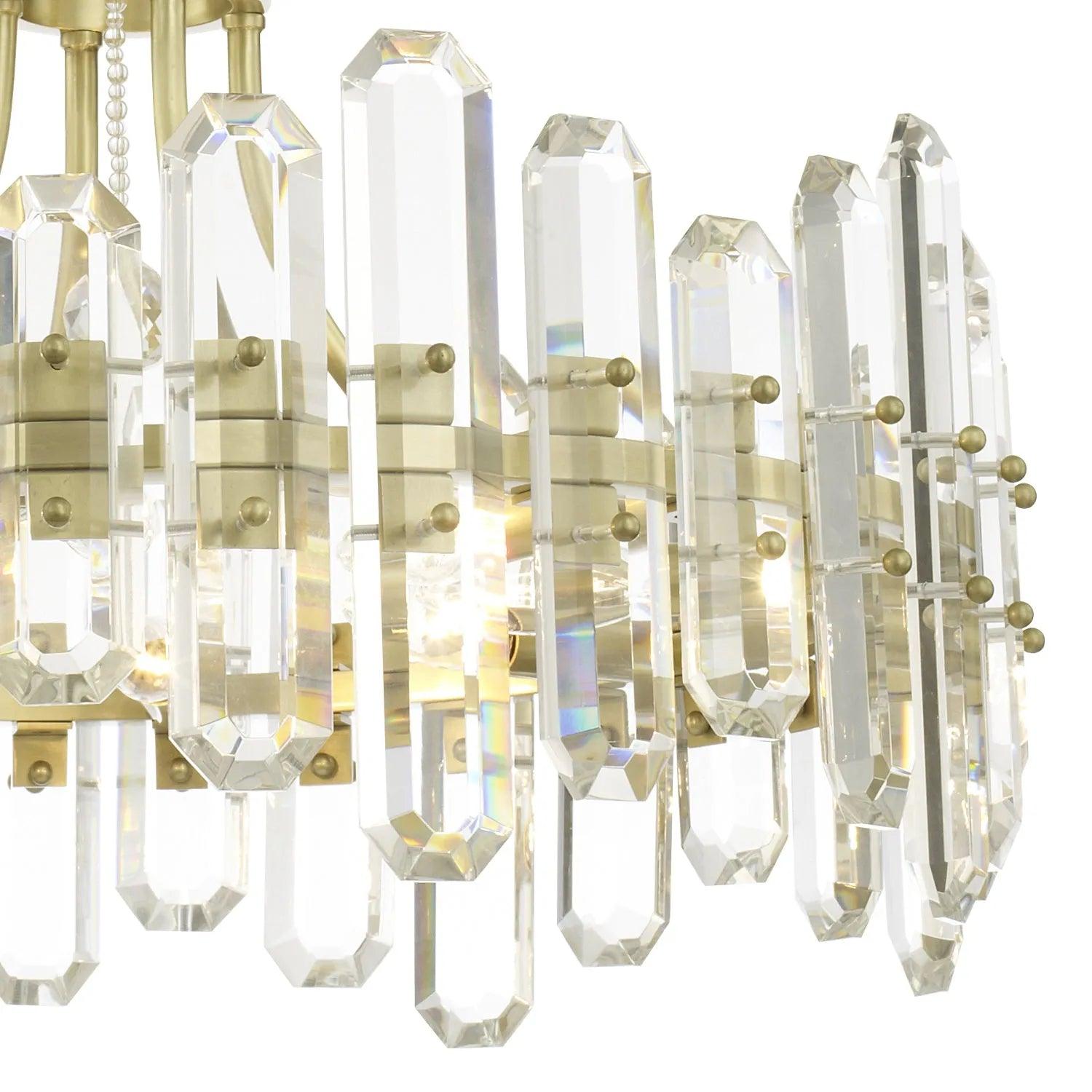 Crystorama - Bolton Eight Light Chandelier - BOL-8888-AG - Canada Light Shop