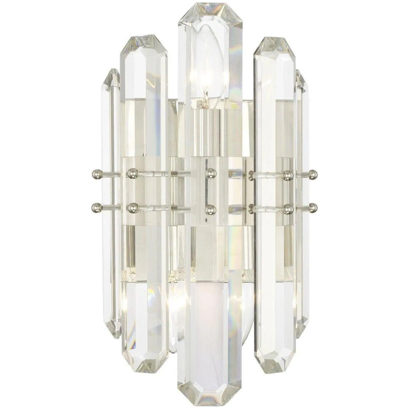 Crystorama - Bolton Three Light Wall Mount - BOL-8882-PN | Canada Light Shop