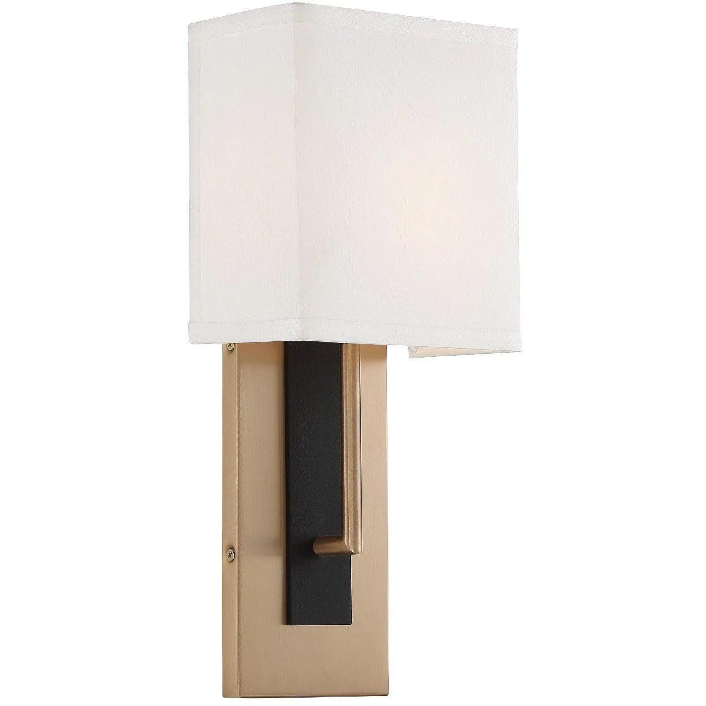 Crystorama - Brent One Light Wall Mount - BRE-A3631-VG-BF - Canada Light Shop