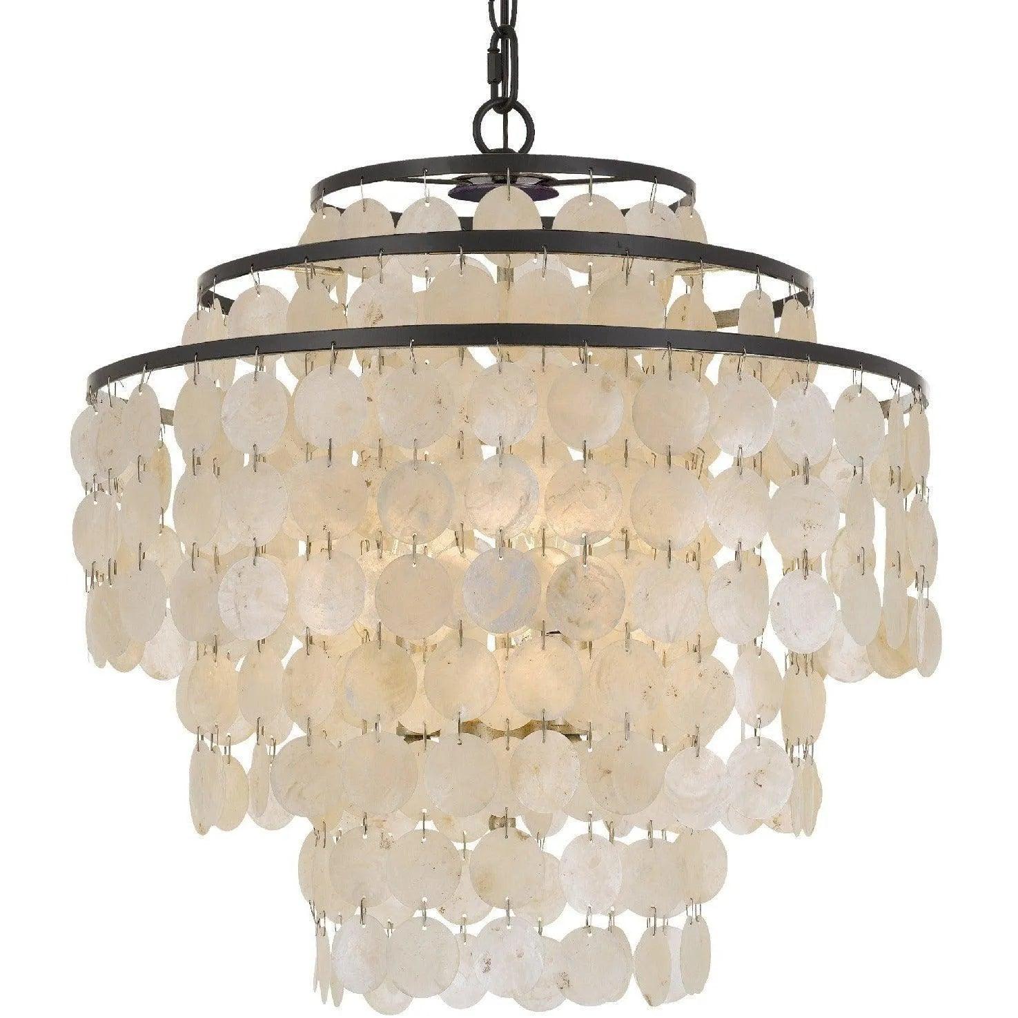 Crystorama - Brielle Four Light Chandelier - BRI-3008-DB - Canada Light Shop