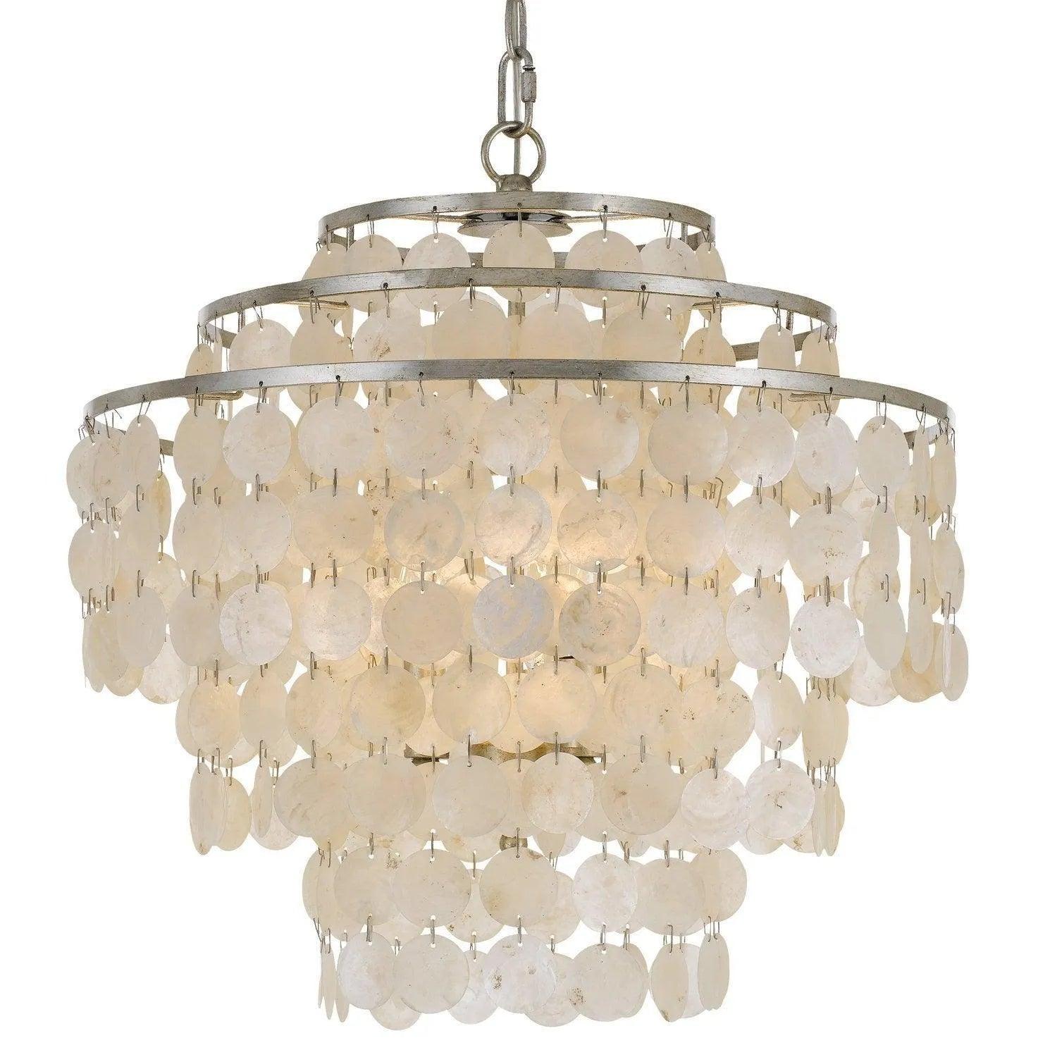 Crystorama - Brielle Four Light Chandelier - BRI-3008-SA - Canada Light Shop
