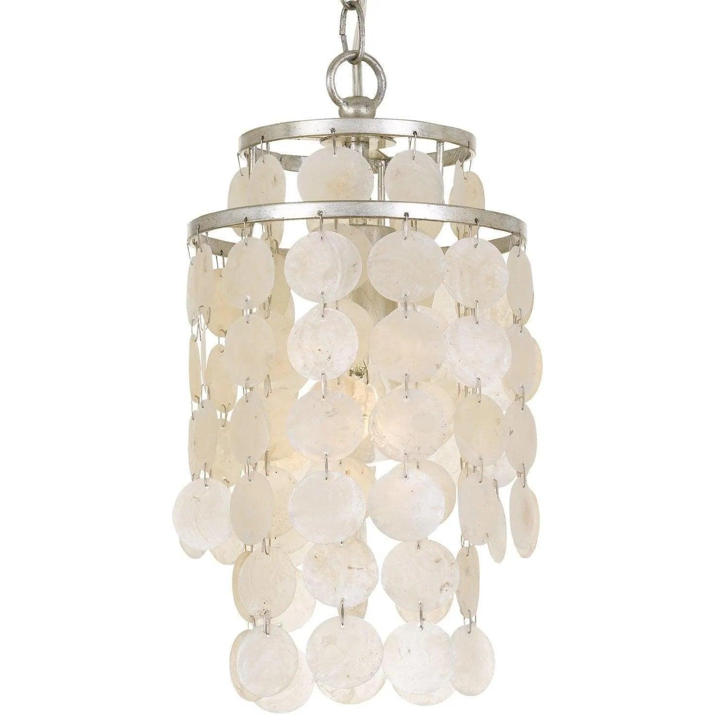 Crystorama - Brielle One Light Mini Chandelier - BRI-3000-SA - Canada Light Shop