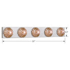 Crystorama - Broche Bathroom Vanity - 503-GA-SA - Canada Light Shop